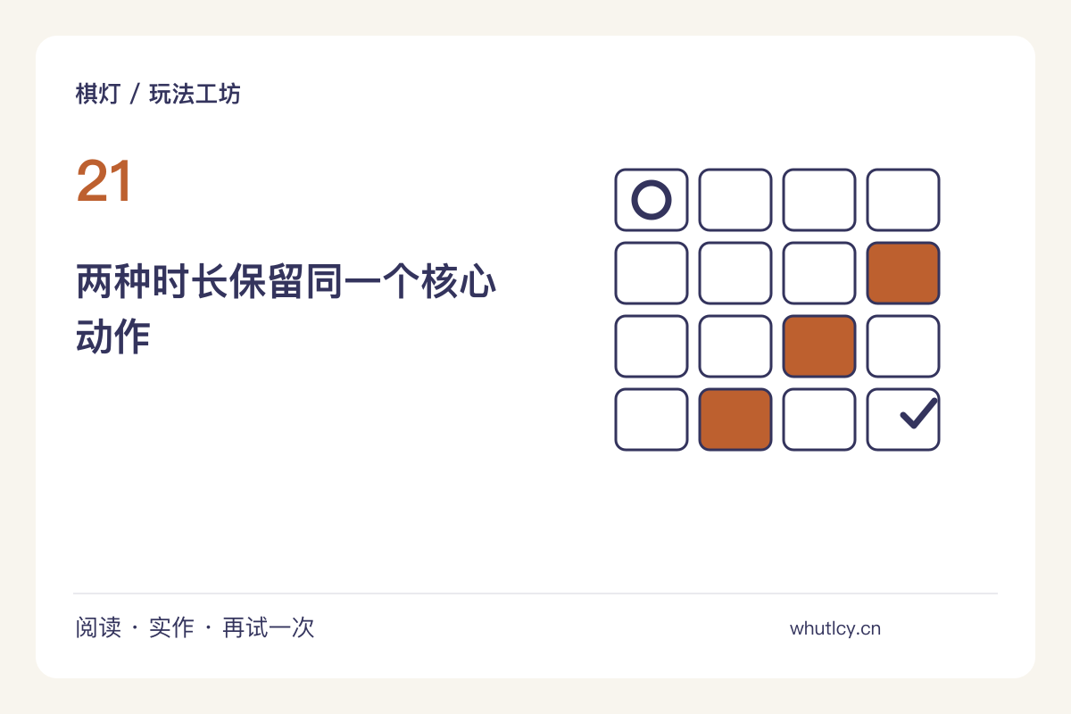 同一款纸笔游戏的十五分钟版与半小时版主题图解