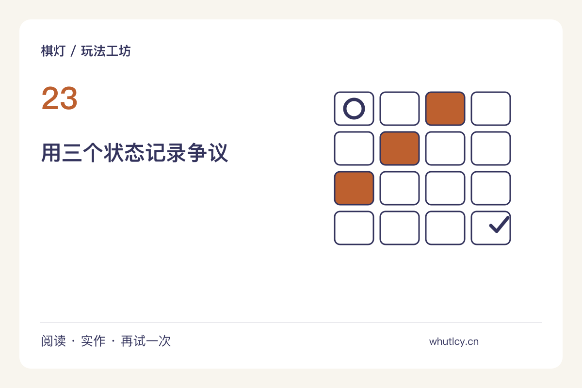 试玩发生争议时,先补一个具体回合示例主题图解